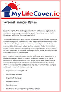 MLC Personal Financial Review Link Image